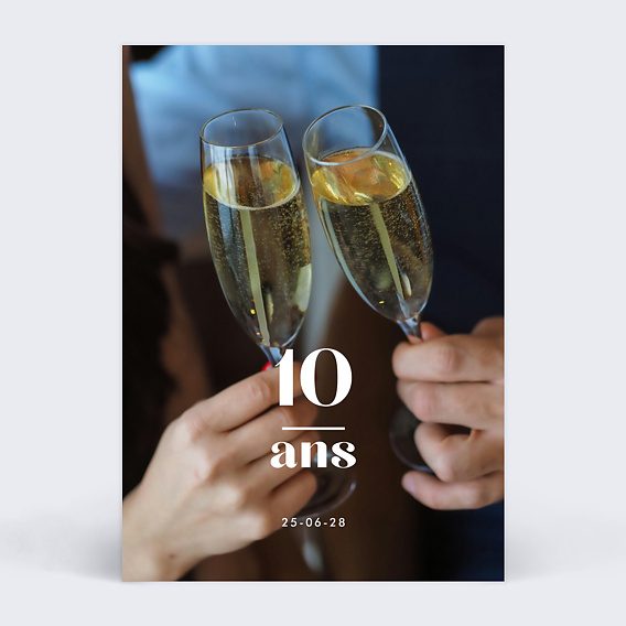 Invitation professionnelle Simple