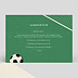 Carte d'invitation Billet de Foot Verso