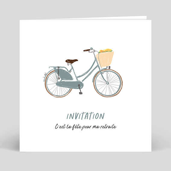 Carte d'invitation Bonne Route !