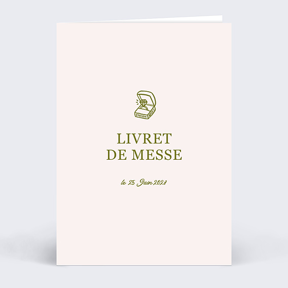 Livret messe mariage Table de fête