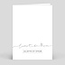 Livret de Messe Mariage  Lettres Chic Recto