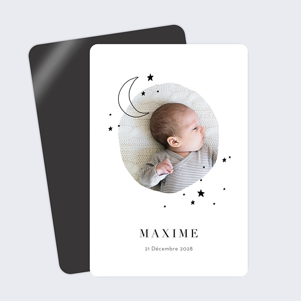 Magnet Faire Part Naissance Constellation Popcarte