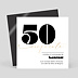 Magnet Invitation Anniversaire 50 ans Moderne