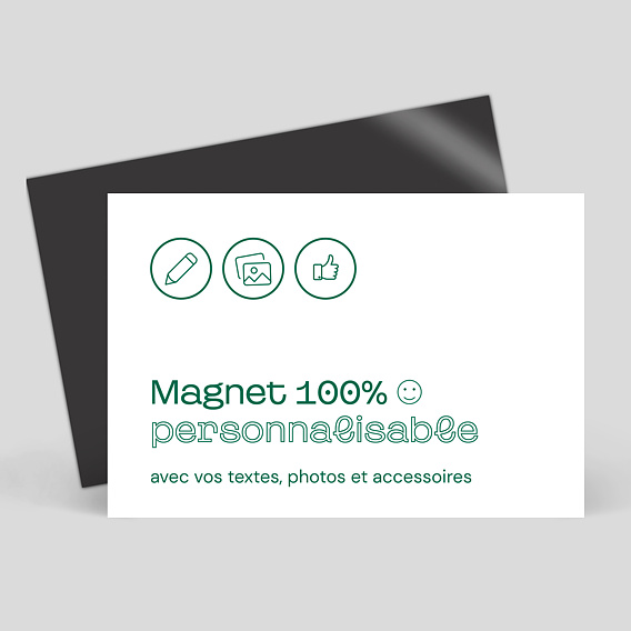 Magnets personnalisés logo entreprise