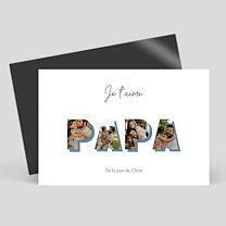 Magnet Photo Lettres Papa