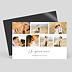 Magnet remerciement mariage Classique Multiphotos