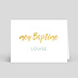 Marque-place baptême Gold Dots