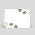 Marque-place mariage Couronne Eucalyptus Minimaliste Verso