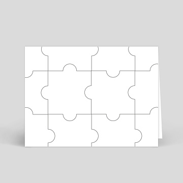 Advertising - Puzzle publicitaire en pochette , format carte postale pour  les Cirages Erdal  randonneurs / puzzle ( voir verso )