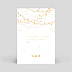 Marque-table mariage Fairy Lights Verso