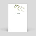 Marque-table mariage Herbarium Verso