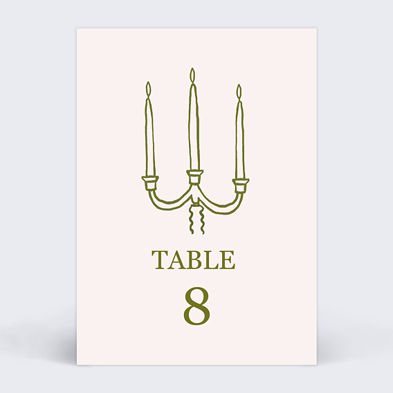 Marque-table mariage Table de fête