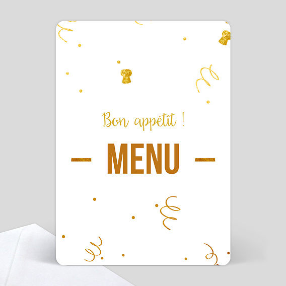 Menu Anniversaire De Mariage Fete Doree Popcarte