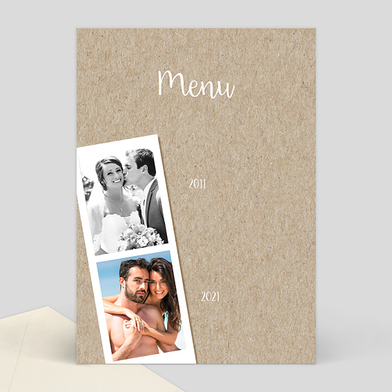 Menu Anniversaire De Mariage Popcarte