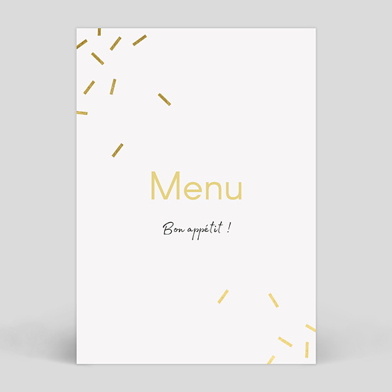 Menu Anniversaire 90 Ans Chic Popcarte