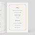 Menu Mariage Hirondelle d'Amour Intérieur Droit