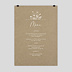 Menu Mariage Menu Champetre Poster