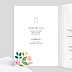 Menu Mariage Couronne Champêtre Aquarelle Intérieur Gauche