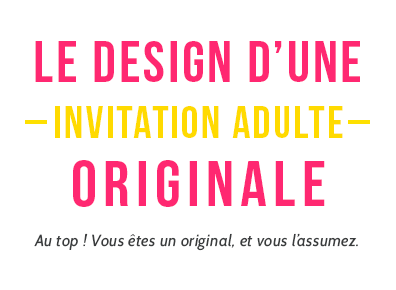 Le Design D Une Invitation Anniversaire Originale Minute Pop