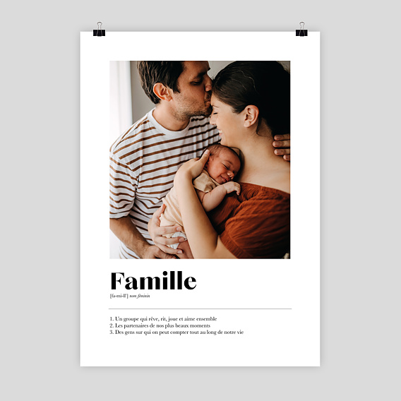 Affiches Famille - La Papeterie Créative