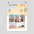 Affiche voyage Égypte Illustré