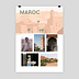 Affiche voyage Maroc Illustré Recto