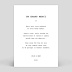 Carte remerciement mariage Polaroid Simple III Verso