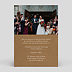 Carte remerciement mariage Tourbillon d'Étoiles Kraft Verso