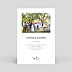 Carte remerciement mariage Mariage Bois Verso