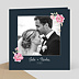 Carte remerciement mariage Dark Peony