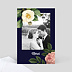 Carte remerciement mariage Flowers