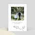 Carte remerciement mariage Idylle