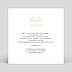 Carte remerciement mariage Cadre Design Verso