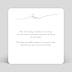 Carte remerciement mariage Lettres Chic Verso