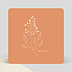 Carte remerciement naissance Multi Fleurs Automnales