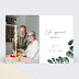 Carte remerciement anniversaire Branche d'Eucalyptus