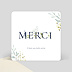 Carte remerciements anniversaire Acrostiche Merci 