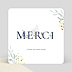 Carte remerciements anniversaire Acrostiche Merci