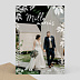 Carte remerciement mariage Décor Végétal