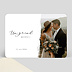 Carte remerciement mariage Effet Photo Paysage