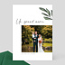 Carte remerciement mariage Famille mariage Recto