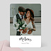 Carte remerciement mariage Harmonie Simple