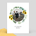 Carte remerciement mariage Tournesol