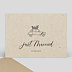 Carte remerciement mariage Voyage Vintage