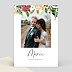 Carte remerciement mariage Wild Flowers