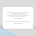 Carte remerciement mariage Date inoubliable Verso