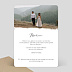 Carte remerciement mariage Effet Photo Verso