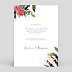 Carte remerciement mariage Wild Flowers Verso