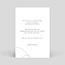 Carte remerciement mariage Affection Verso