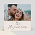 Carte remerciement mariage Jolies Alliances